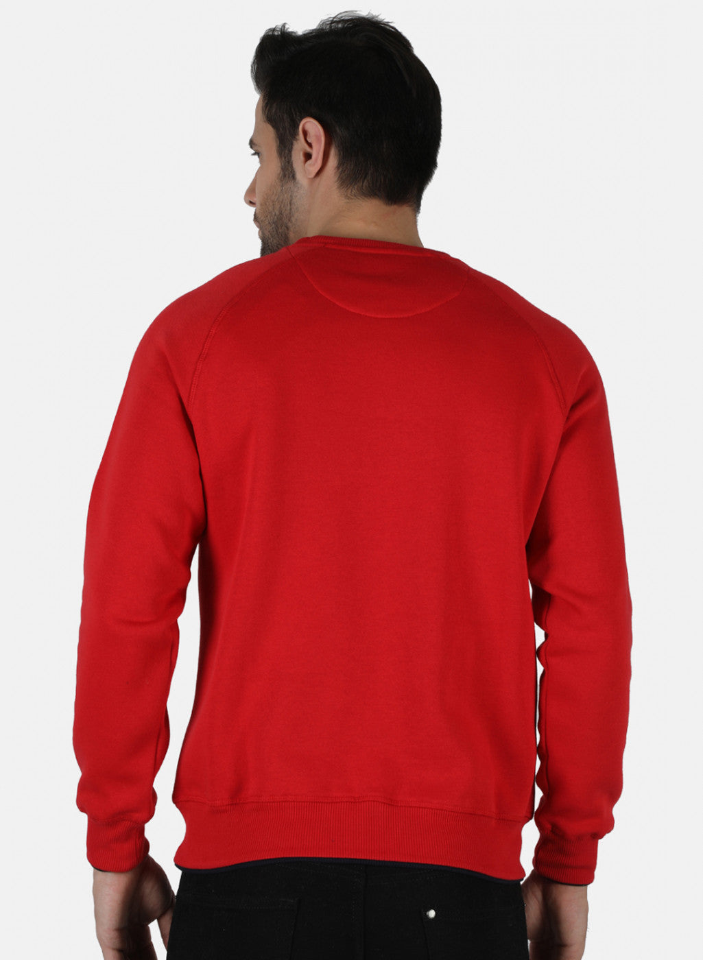 Men Red Solid T-Shirt