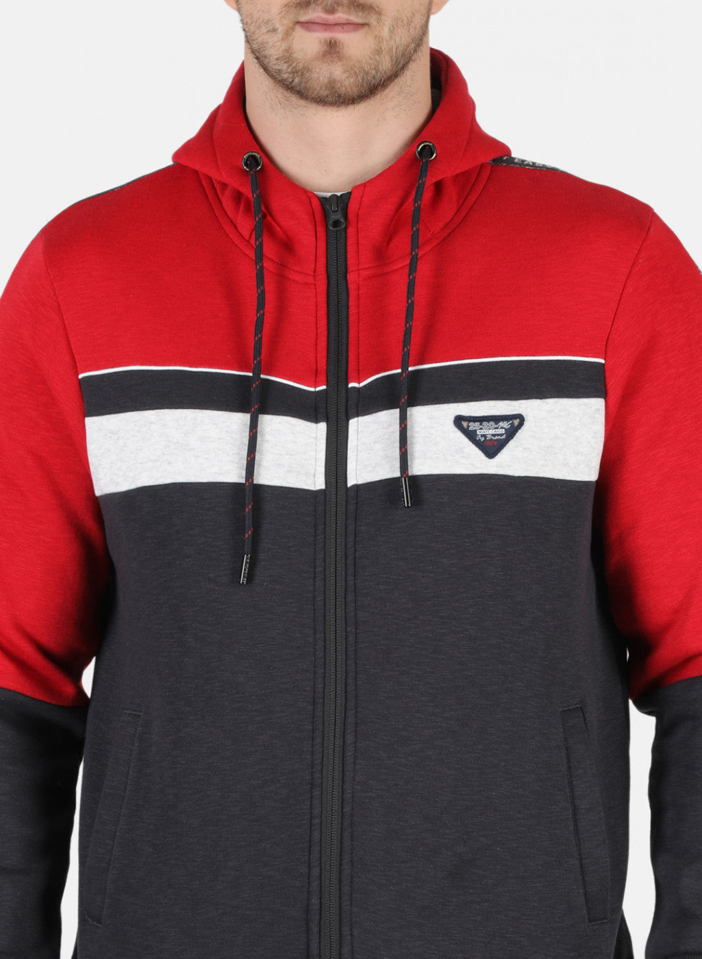 Men Grey Solid Sweatshirt