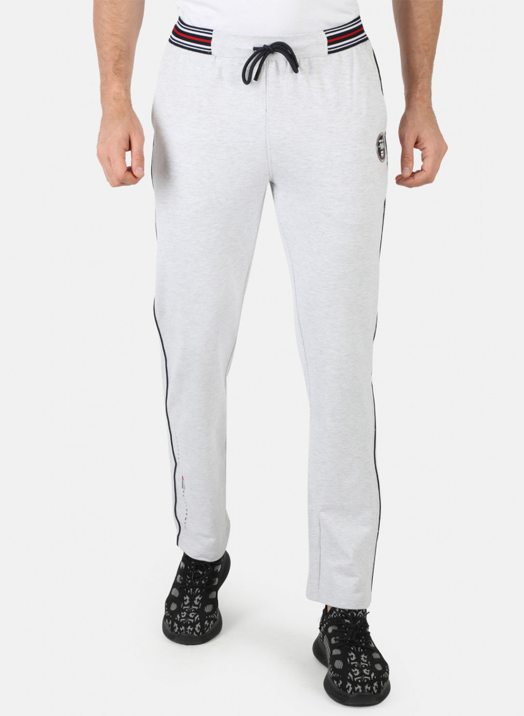 Men Grey Solid Winter Lower