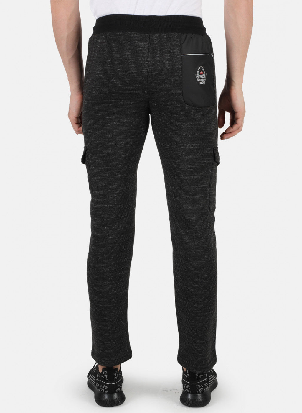 Men Black Solid Winter Lower