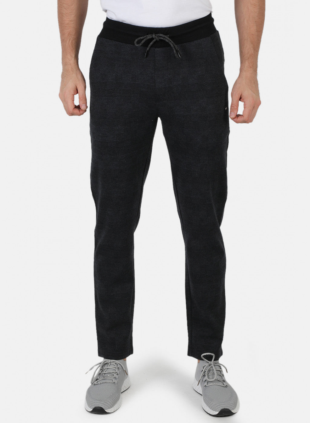 Men Grey Solid Winter Lower