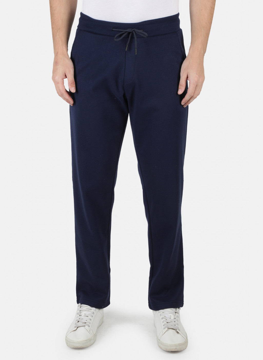 Men Blue Solid Winter Lower