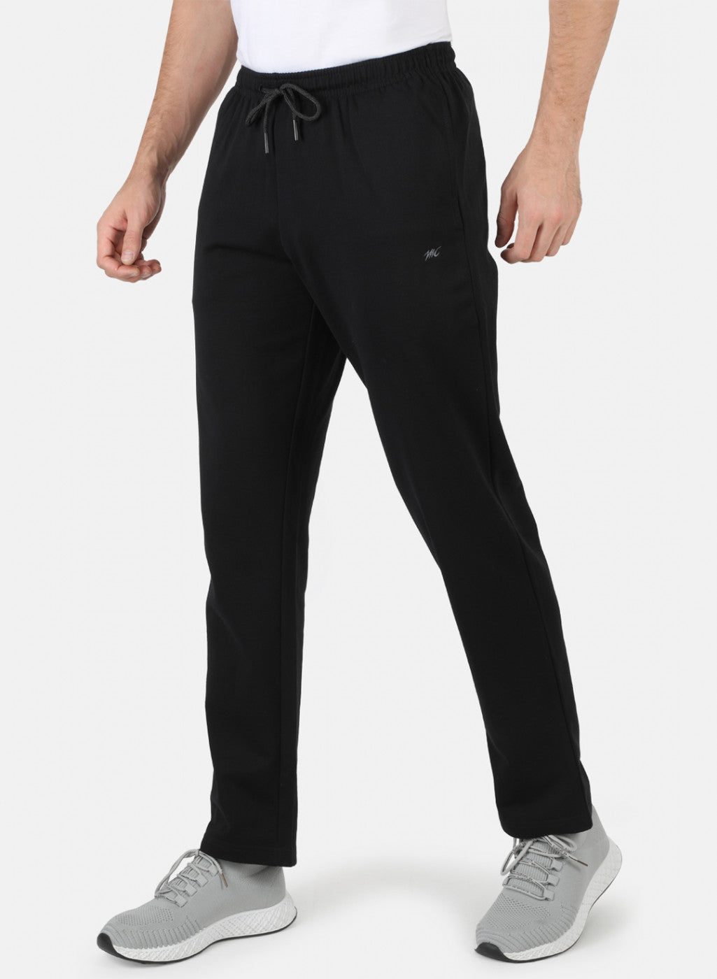 Men Black Solid Winter Lower