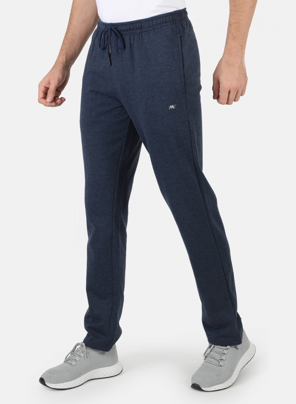 Men Blue Solid Winter Lower