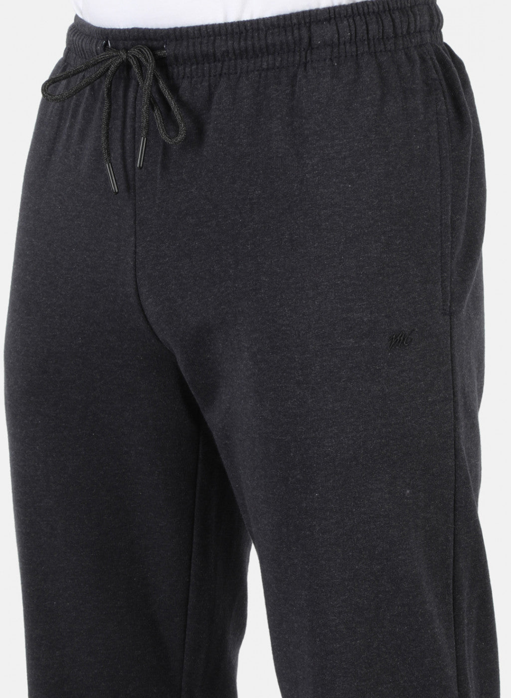 Men Grey Solid Winter Lower