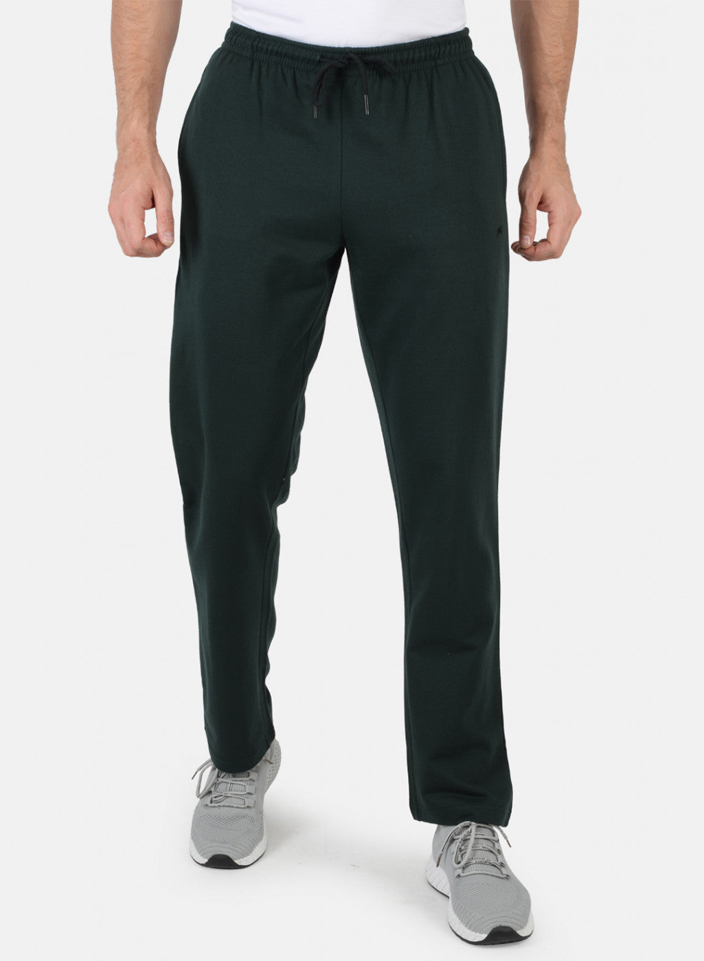 Men Green Solid Winter Lower
