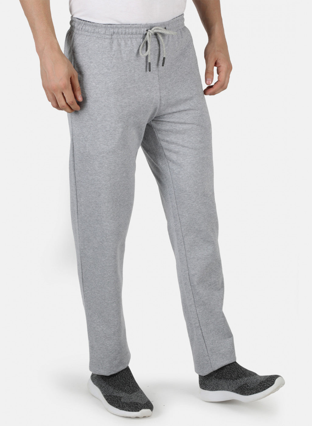 Men Grey Solid Winter Lower