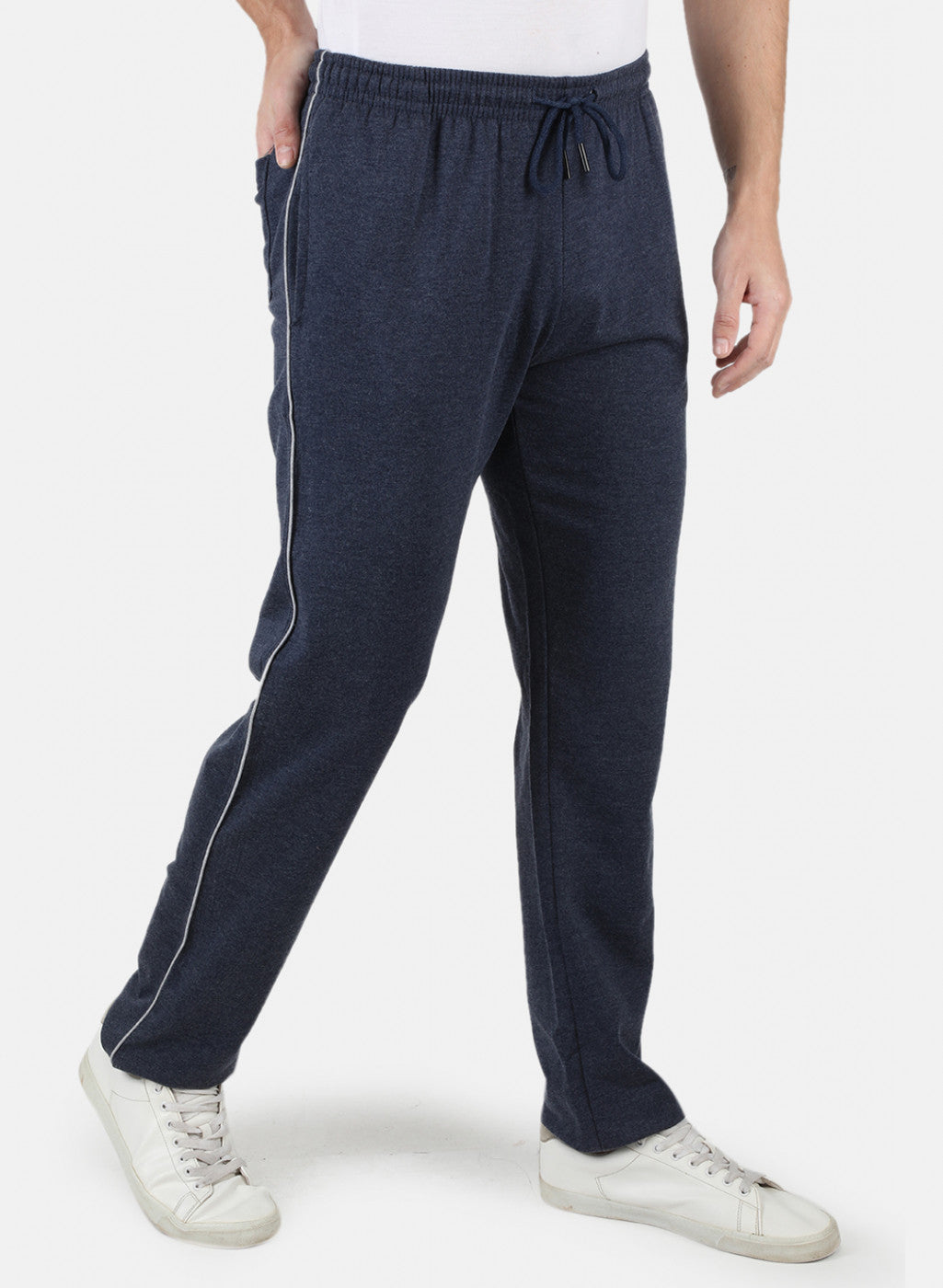 Men Blue Solid Winter Lower