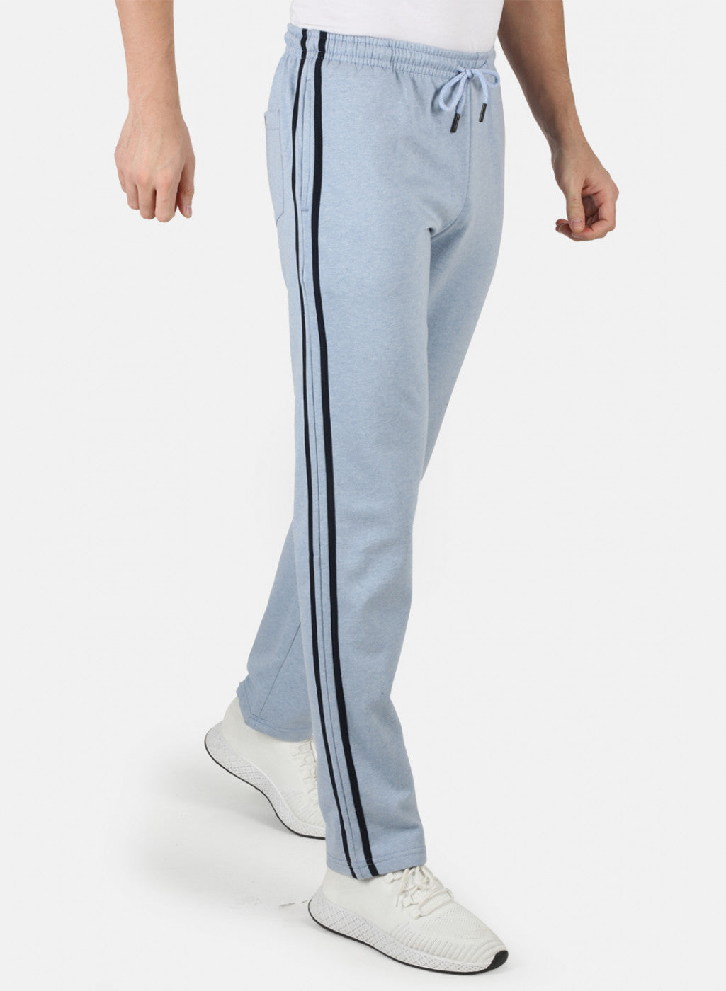 Men Blue Solid Winter Lower