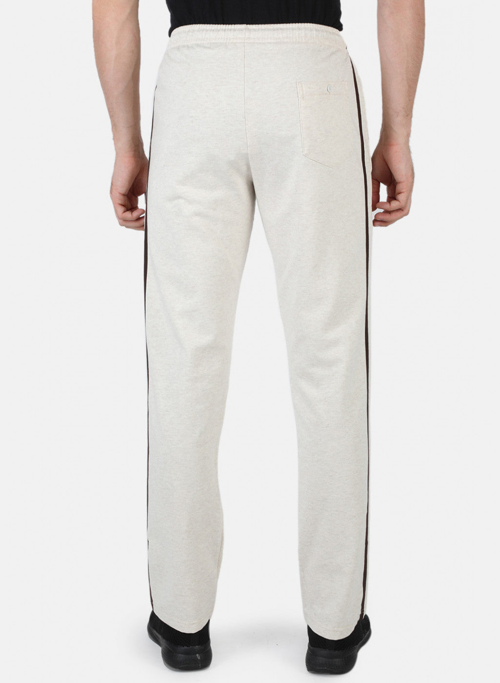 Men Beige Solid Winter Lower