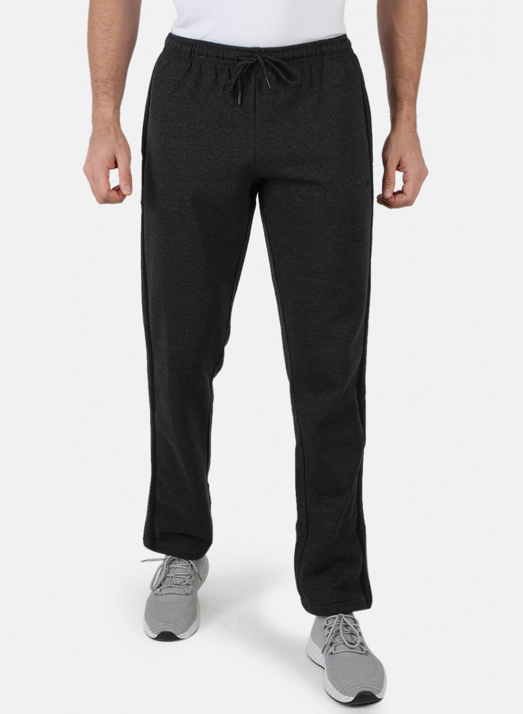 Men Black Solid Winter Lower