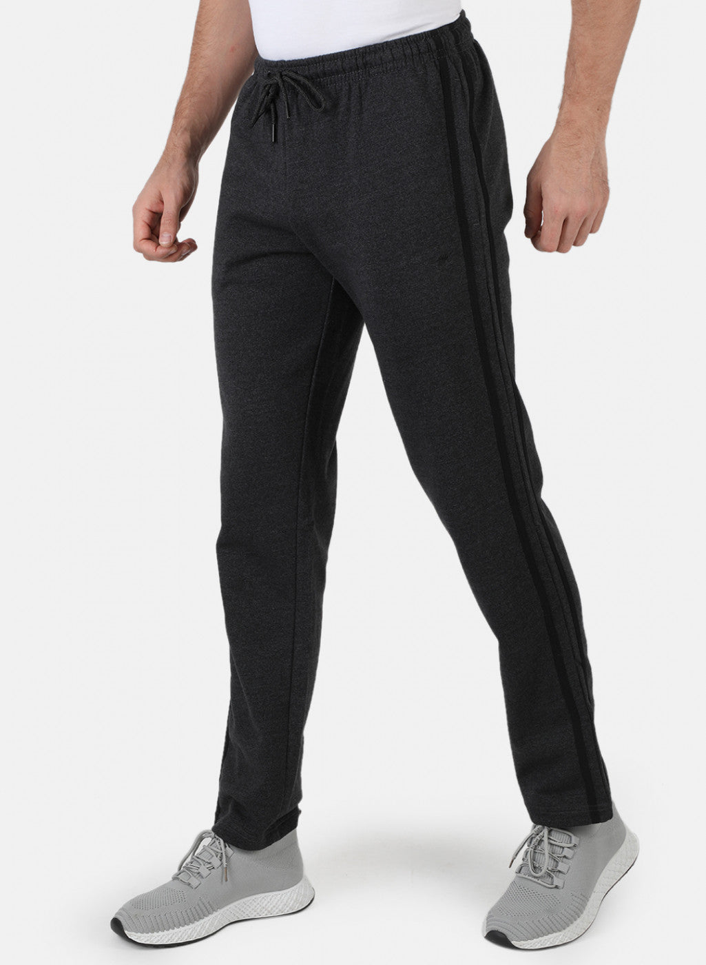 Men Black Solid Winter Lower