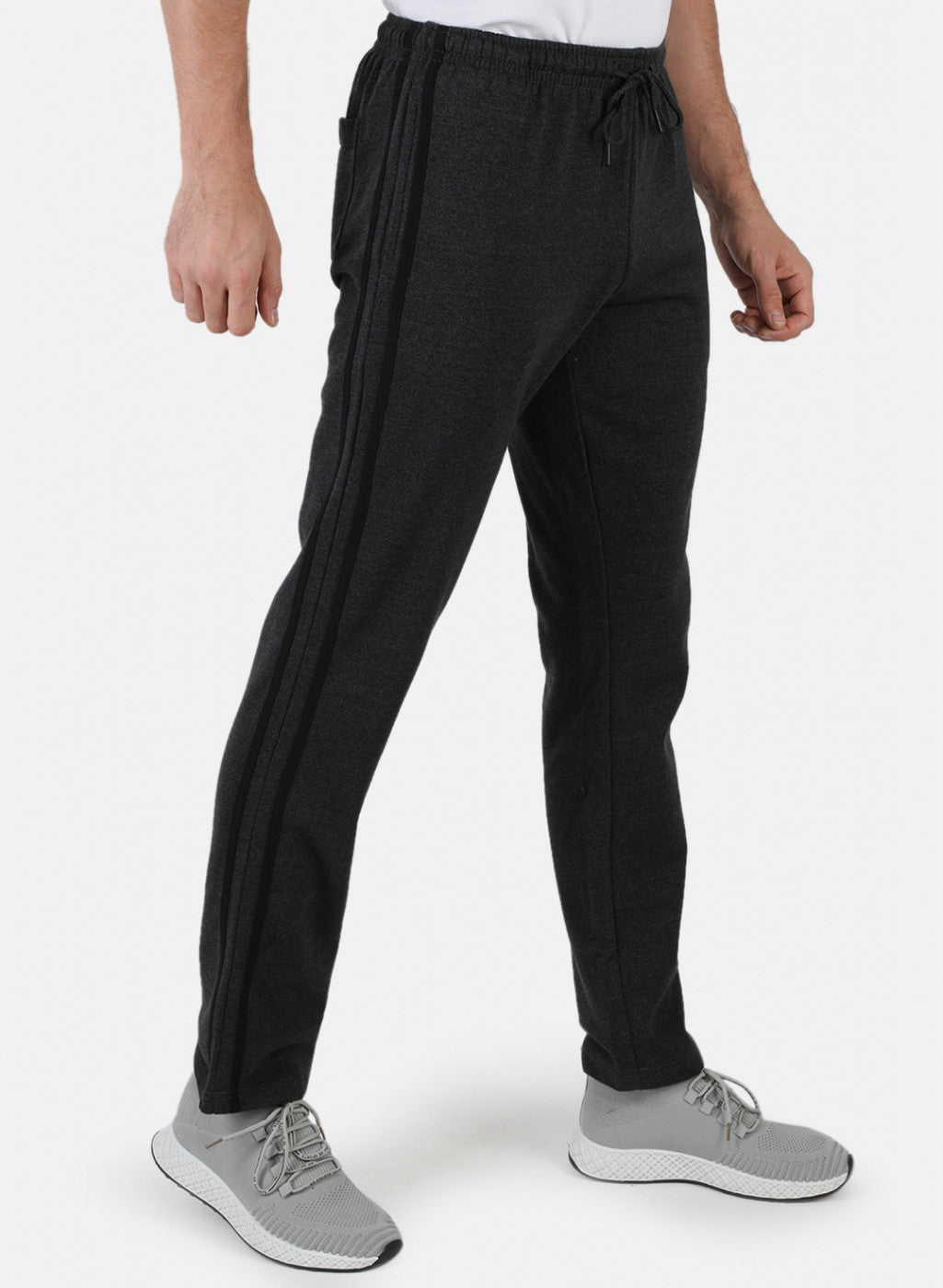 Men Black Solid Winter Lower