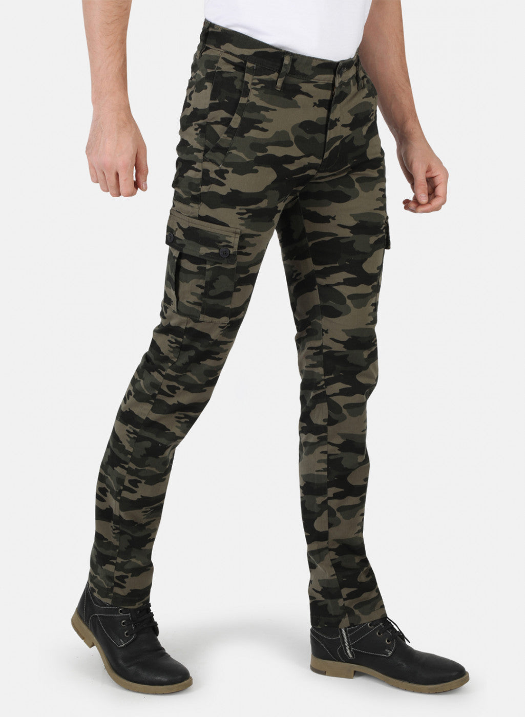 Men Grey Solid Winter Lower