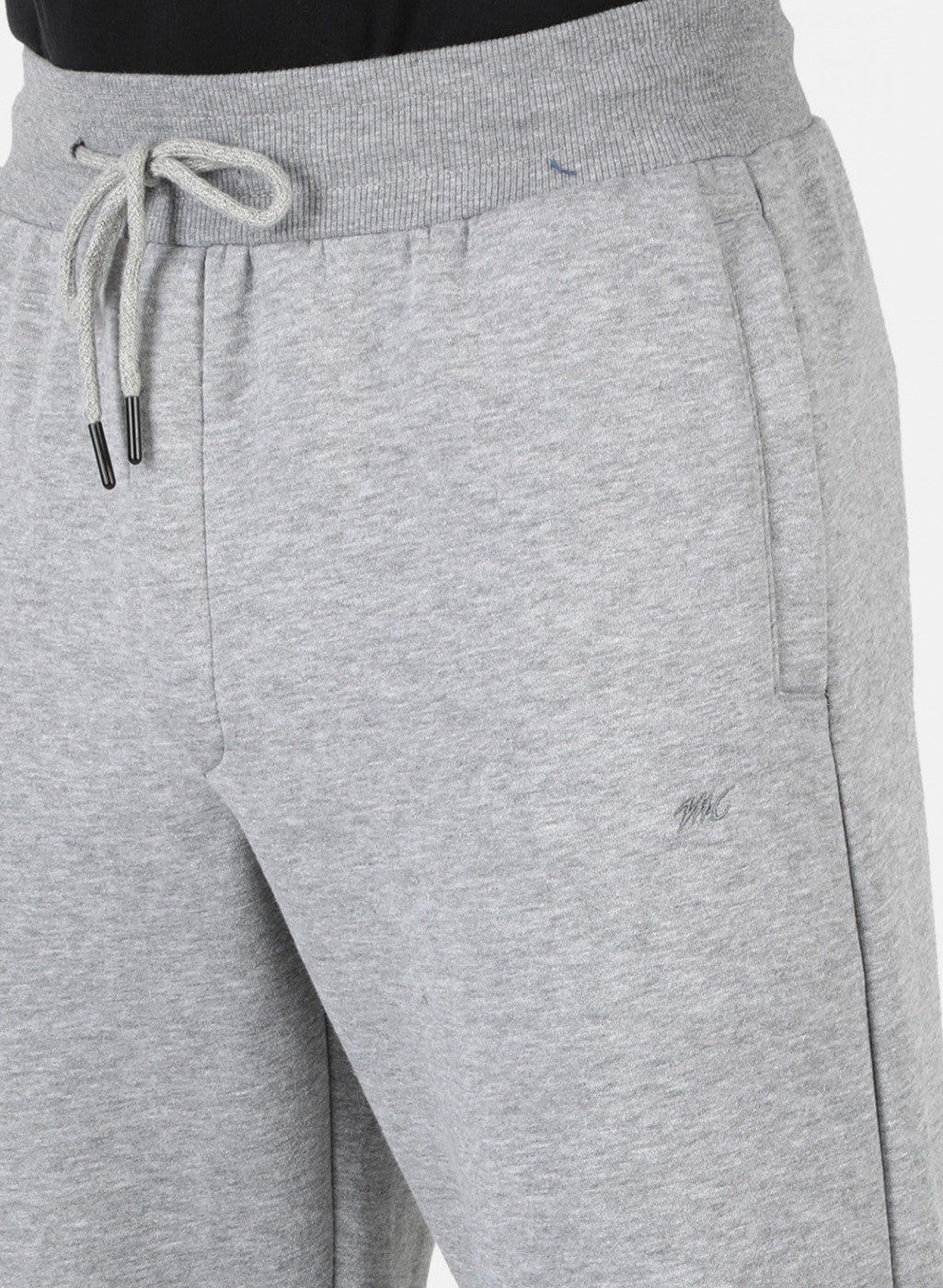Men Grey Solid Winter Lower