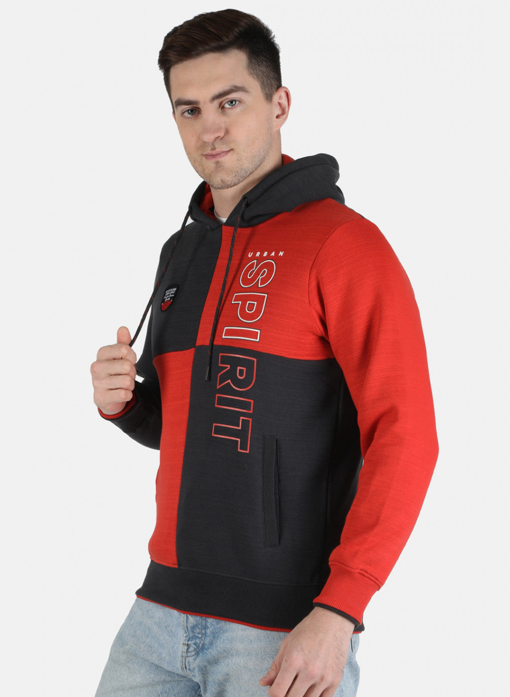 Men Grey Printed Sweatshirt