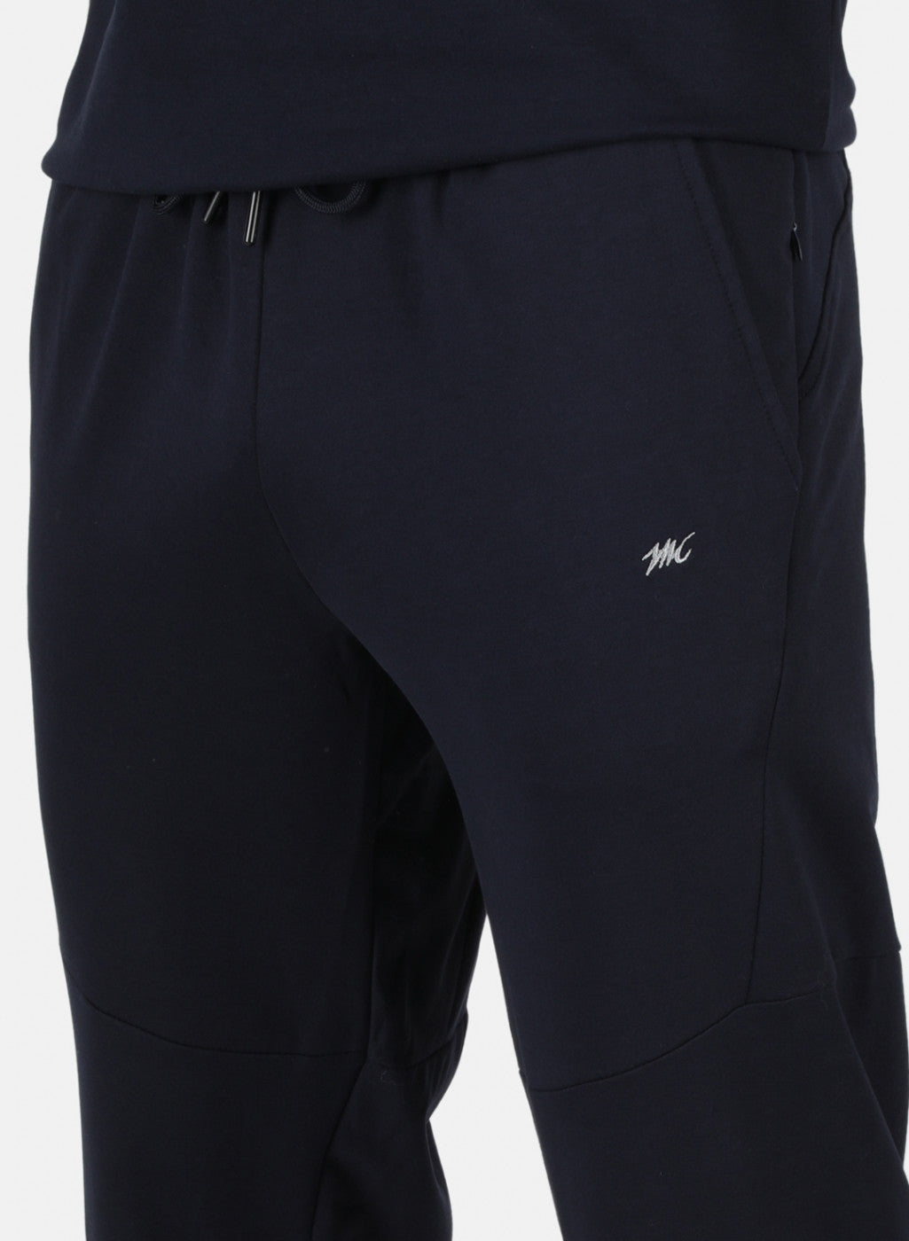 Men Blue Solid Tracksuit