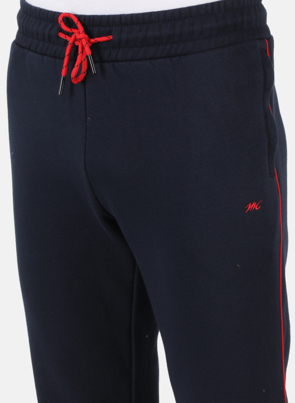 Men Red Solid Tracksuit