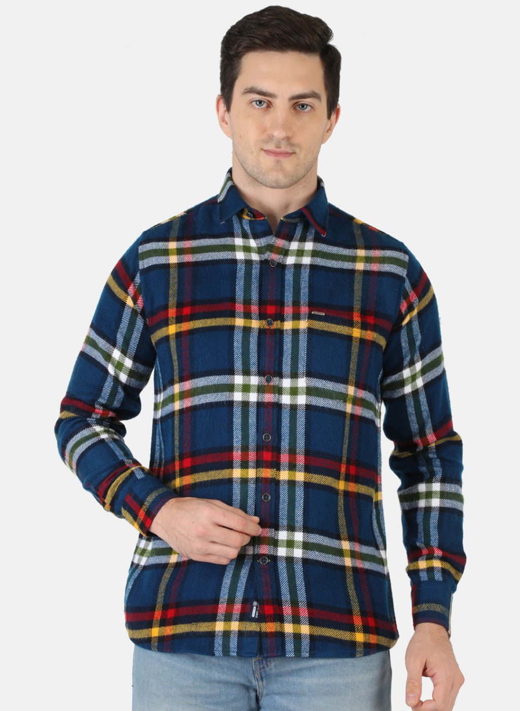 Men Multicolor Check Shirt