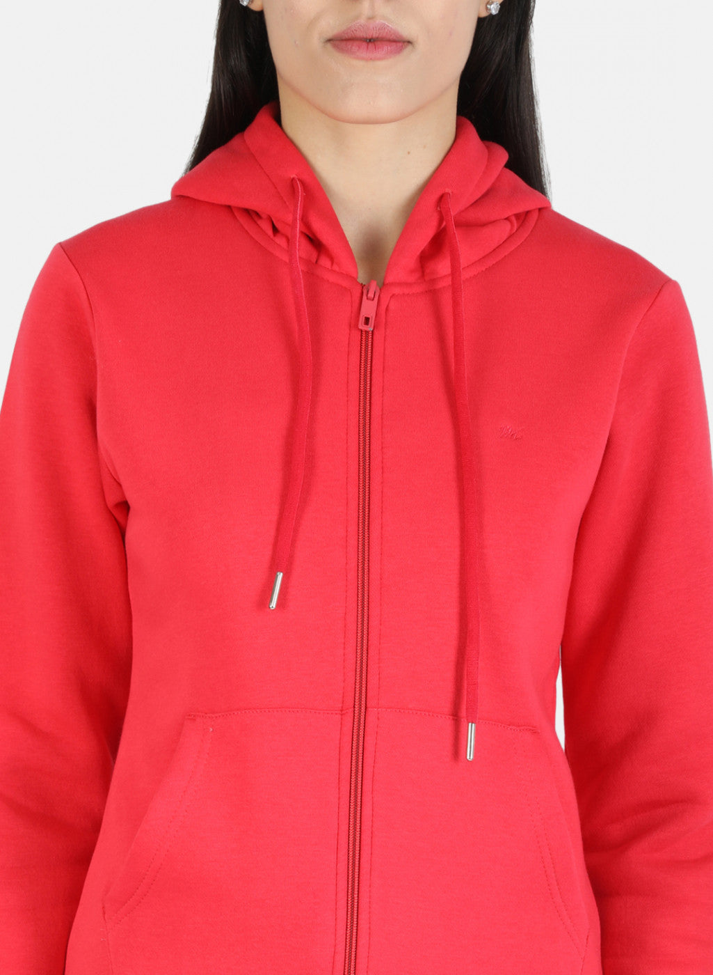 Women Pink Solid Sweatshirt