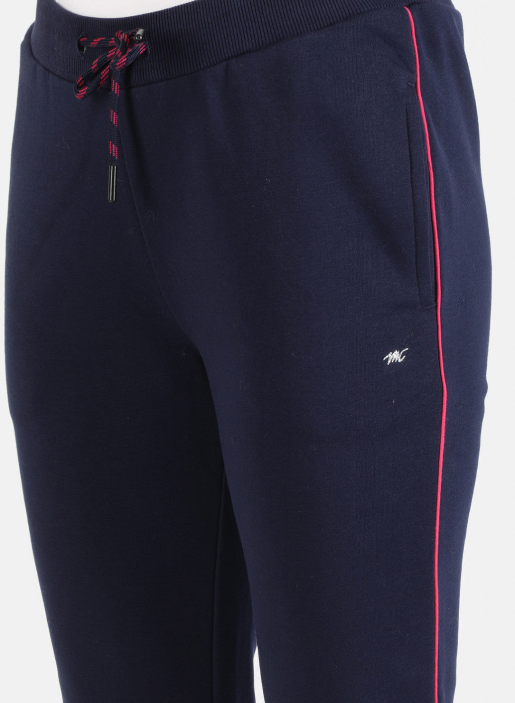 Women Blue Solid Winter Lower