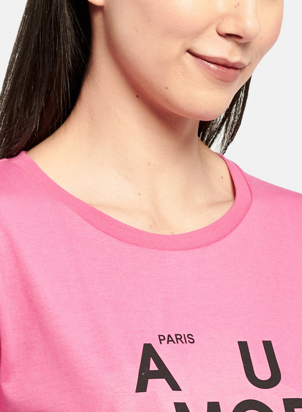 Womens Blue & Pink Printed Top