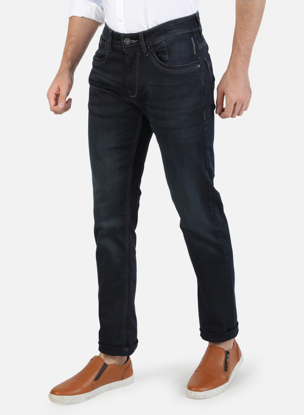 Men Blue Narrow Fit Denim