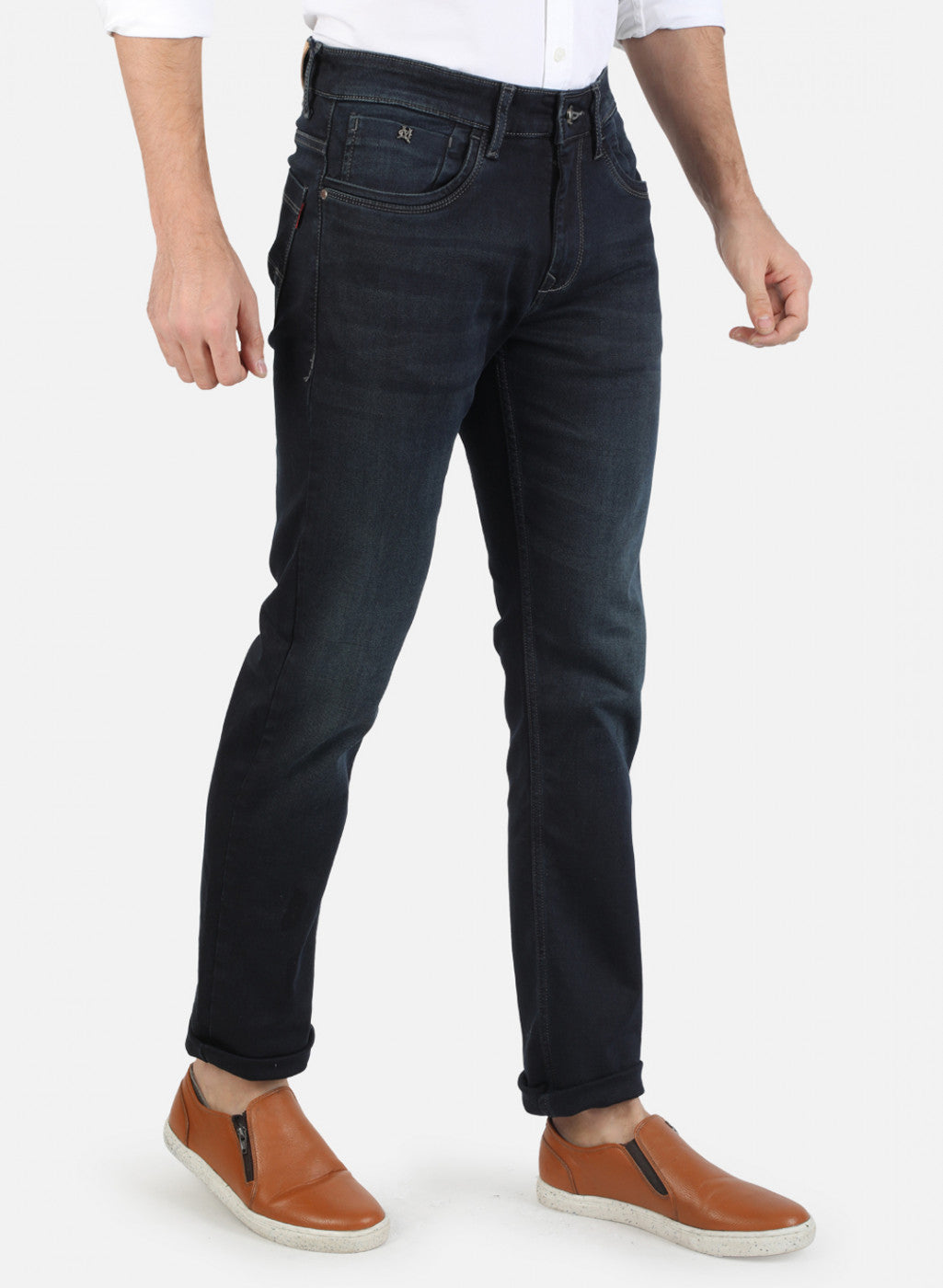 Men Blue Narrow Fit Denim