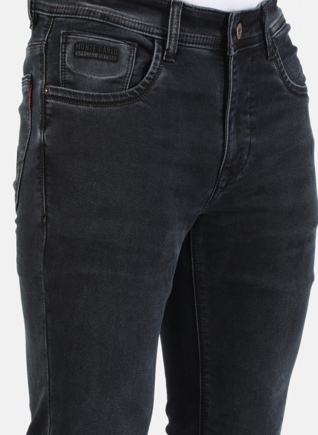 Men Grey Narrow Fit Denim