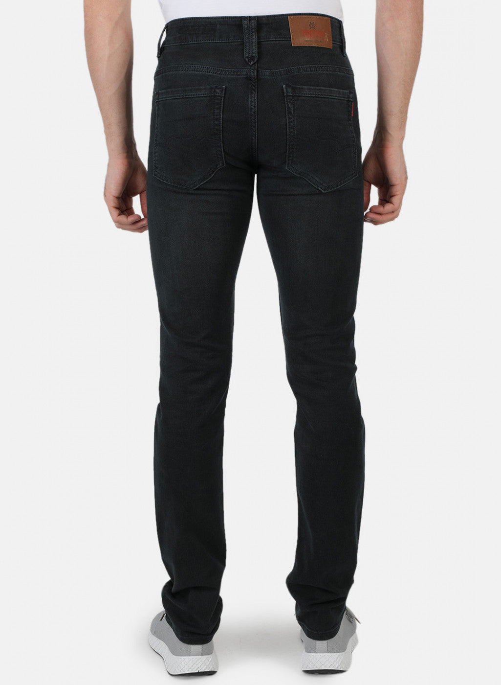 Men Grey Narrow Fit Denim