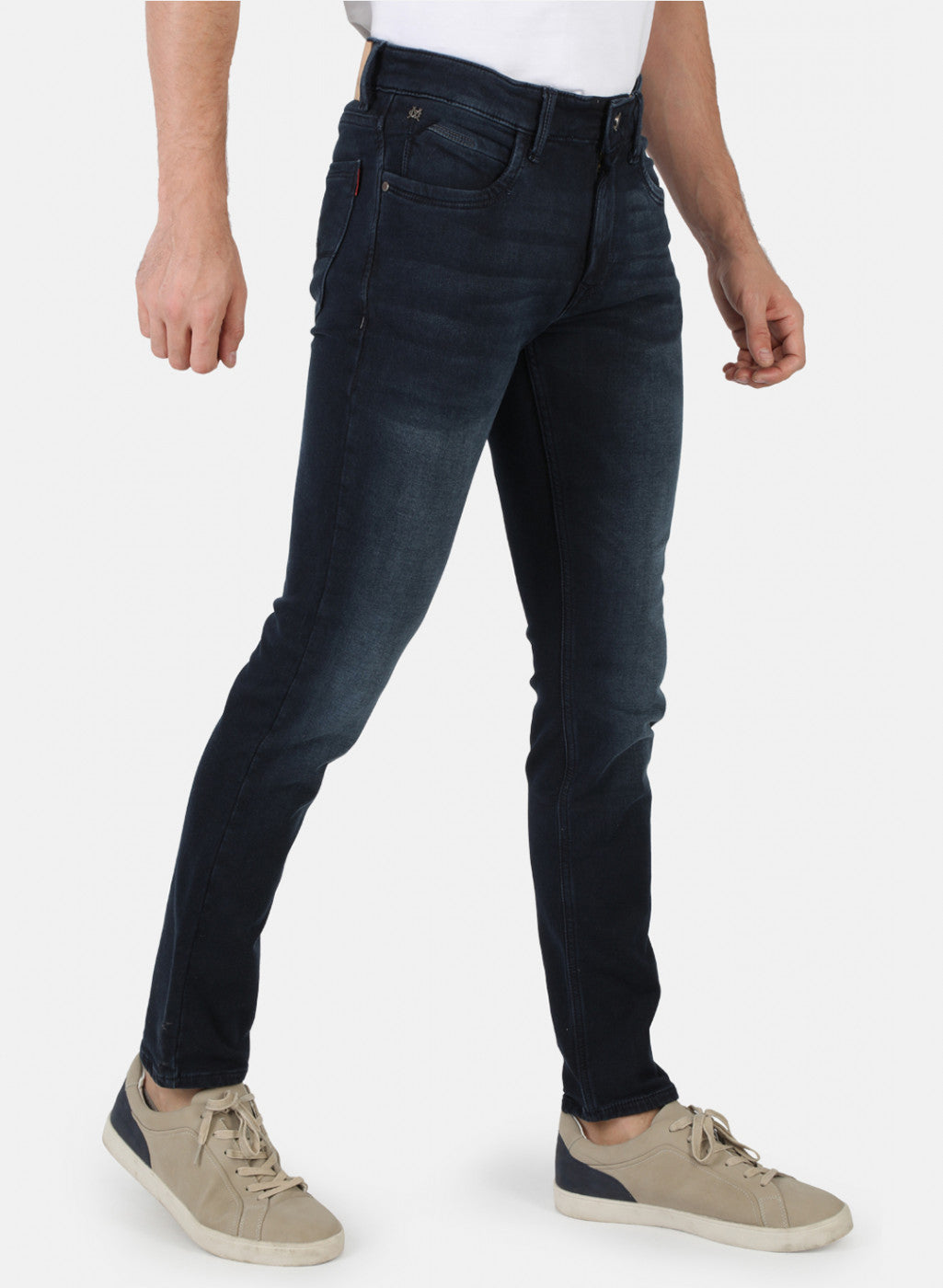Men NAvy Blue Skinny Fit Denim