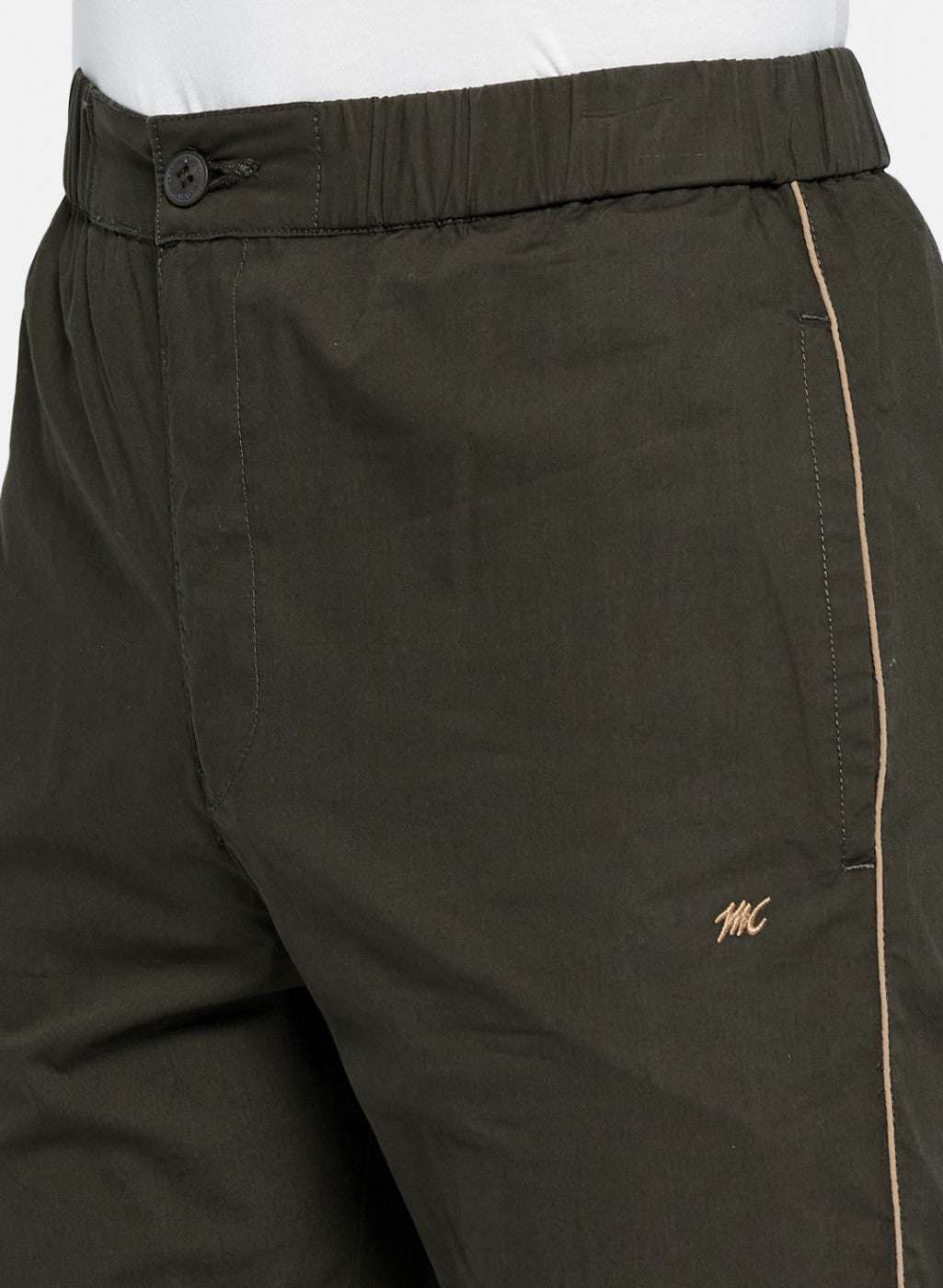 Mens Olive Smart Fit Lower