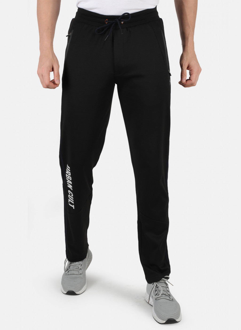 Men Black Solid Winter Lower