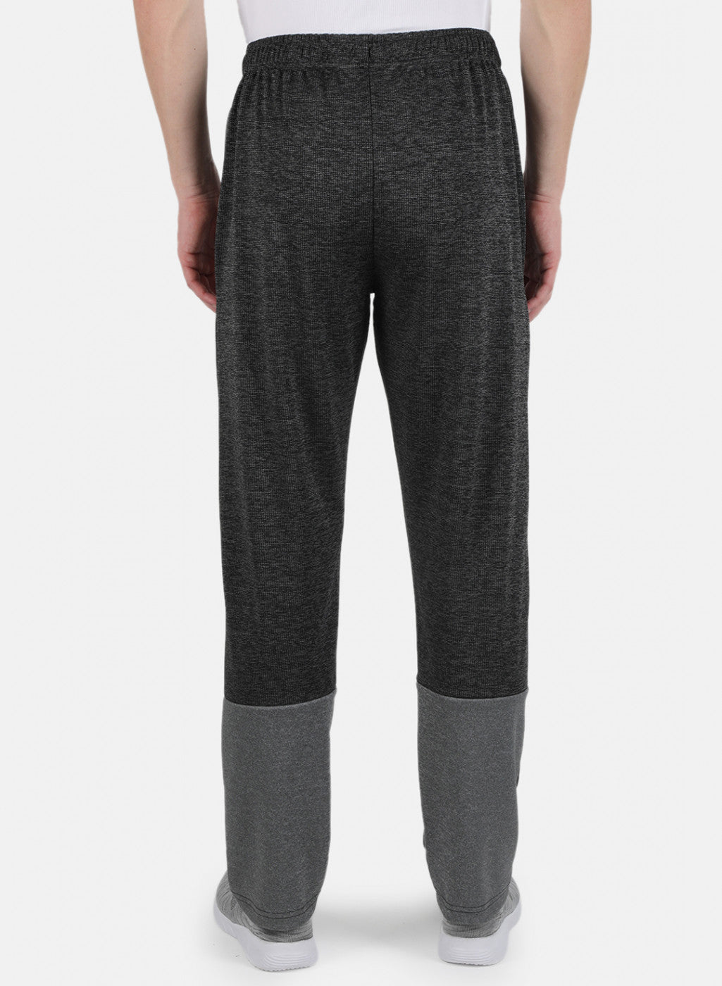 Rock.it Men Grey Self Design Track Pant