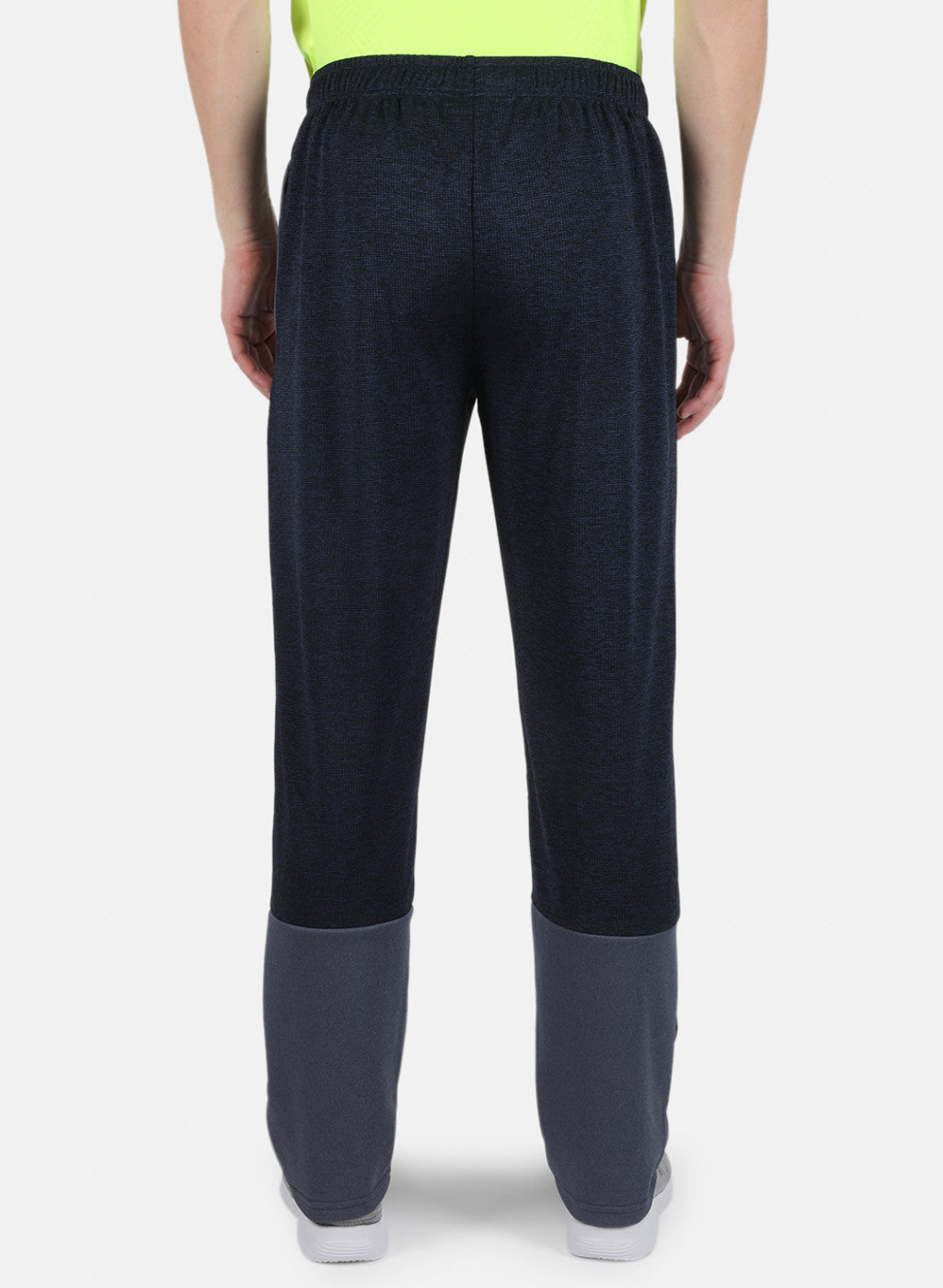 Rock.it Men Navy Blue Self Design Track Pant