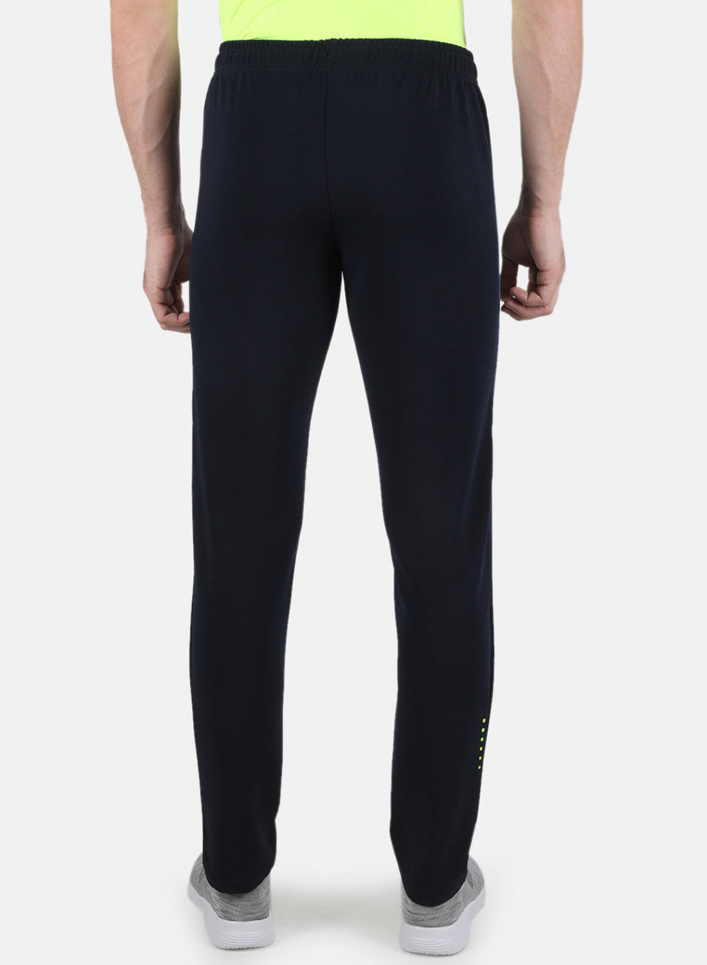 Rock.it Men Navy Blue Self Design Track Pant