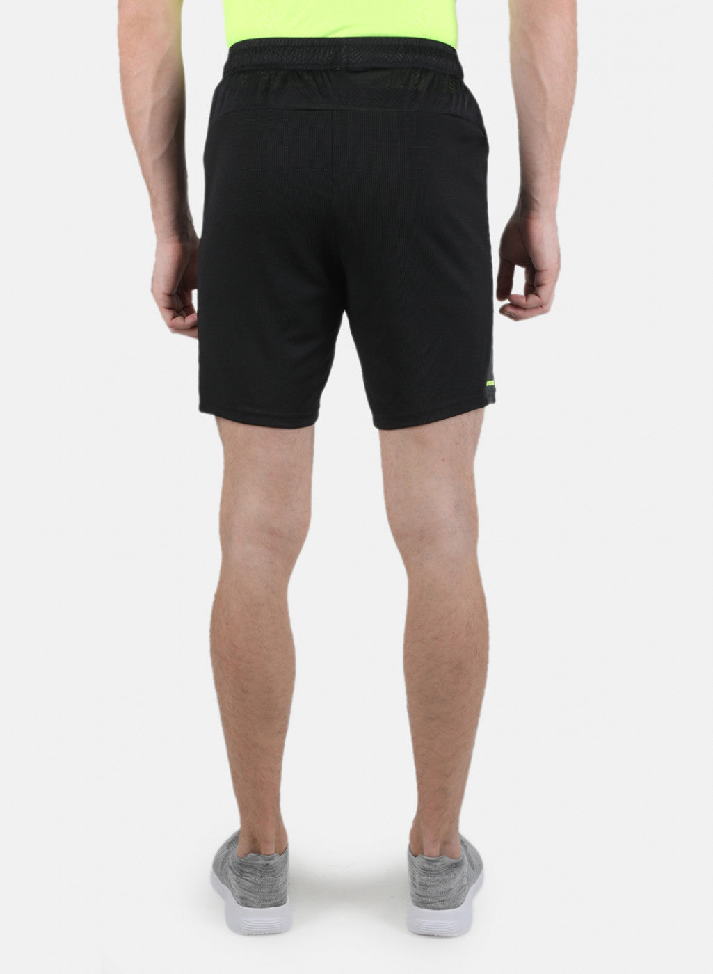 Rock.it Men Black Self Design Shorts