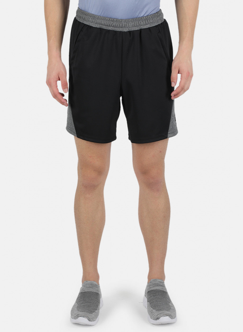 Rock.it Men Black Self Design Shorts