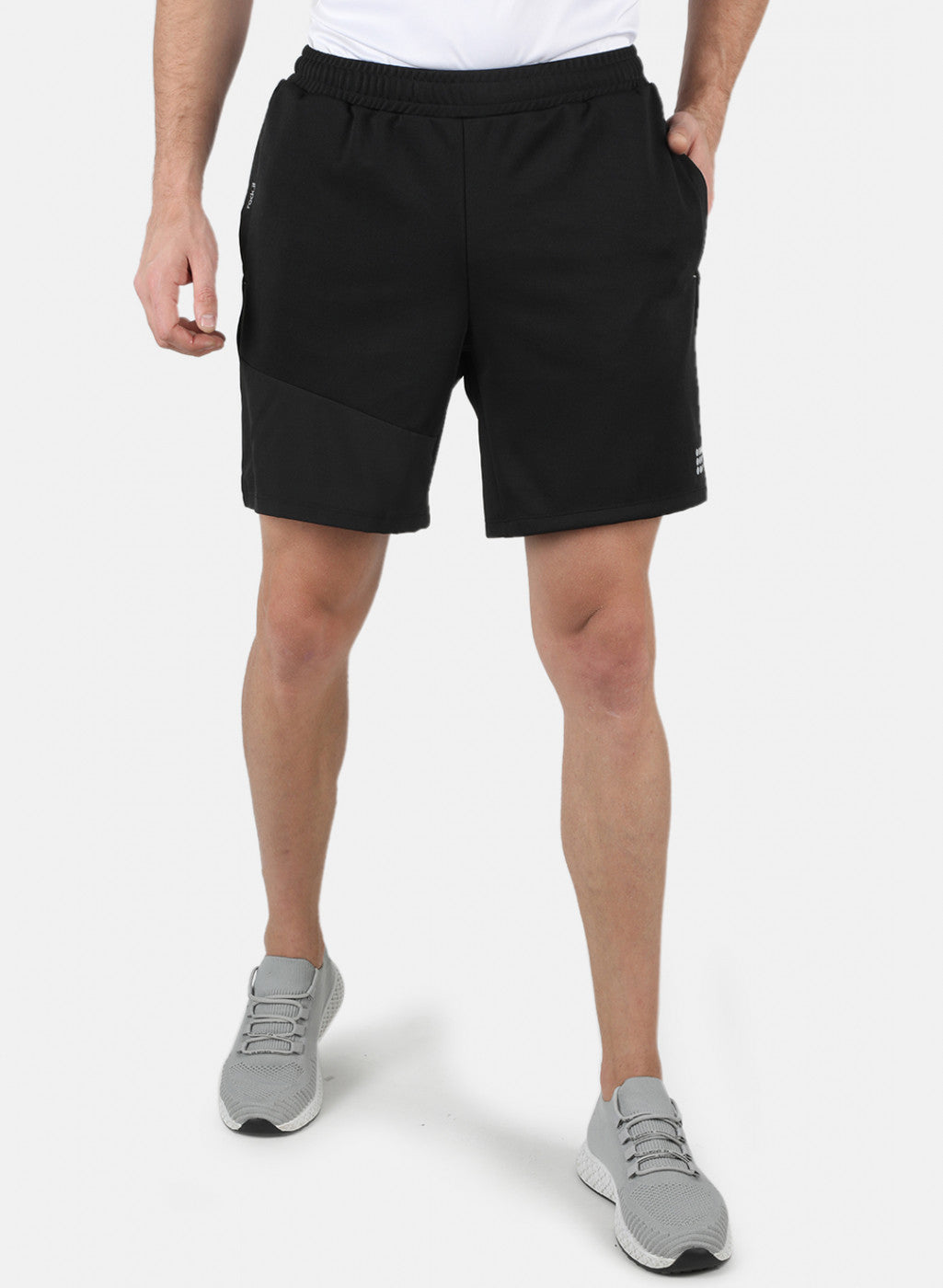 Rock.it Men Black Self Design Short