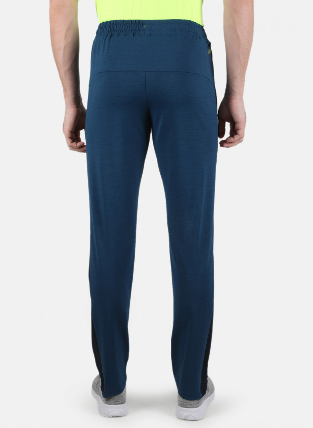 Rock.it Men Blue Self Design Track Pant