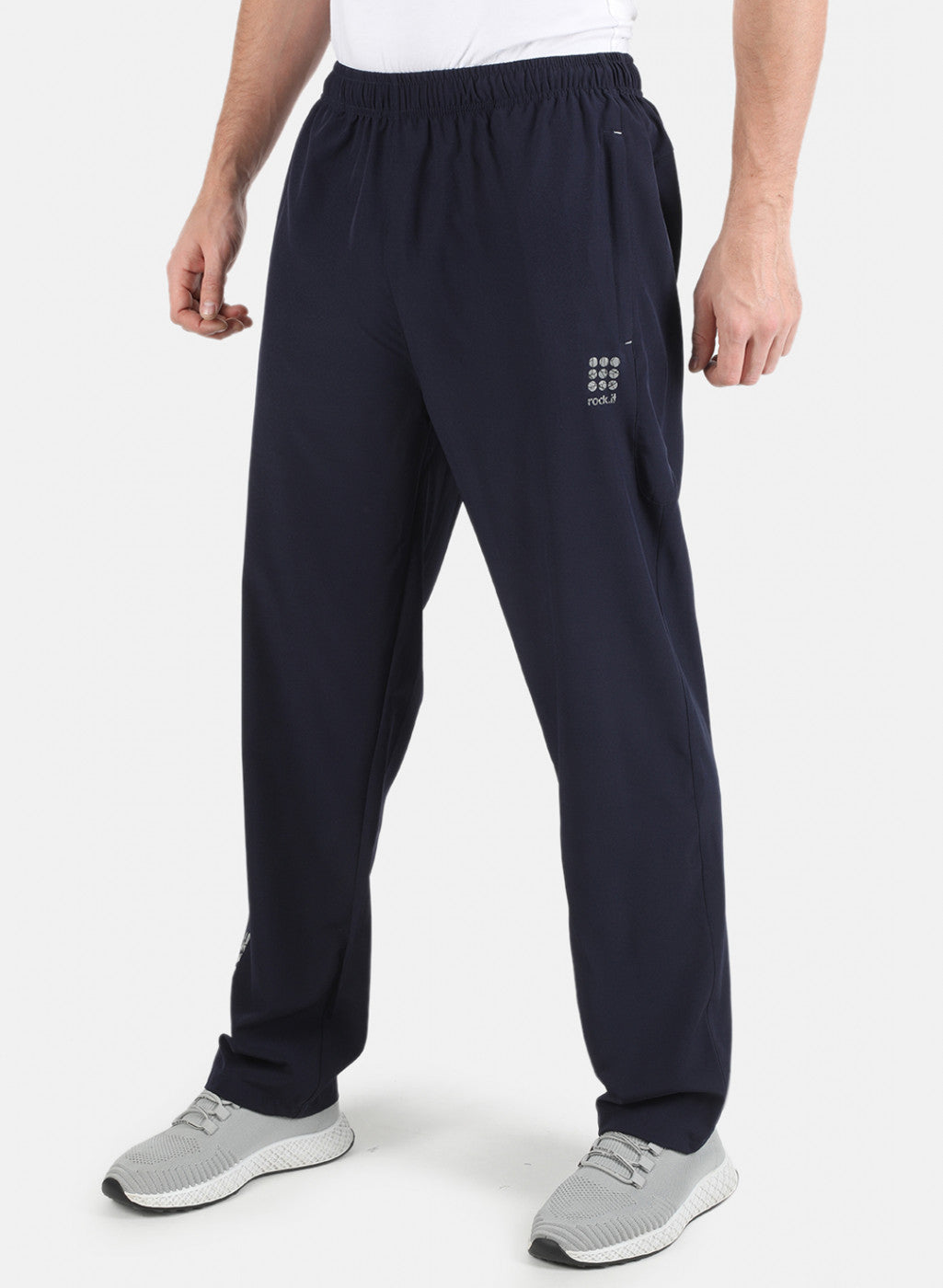 Rock.it Men Navy Blue Regular Fit Lower