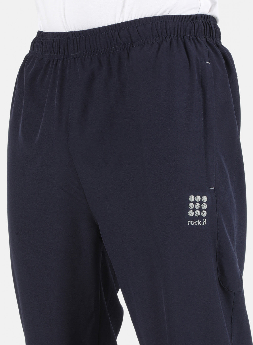 Rock.it Men Navy Blue Regular Fit Lower