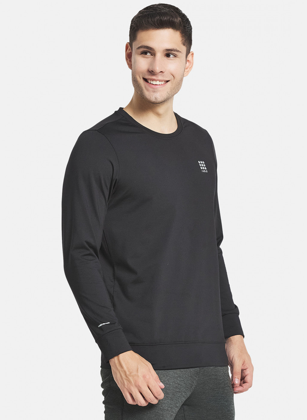 Rock.it Men Black Printed Sweatshirt