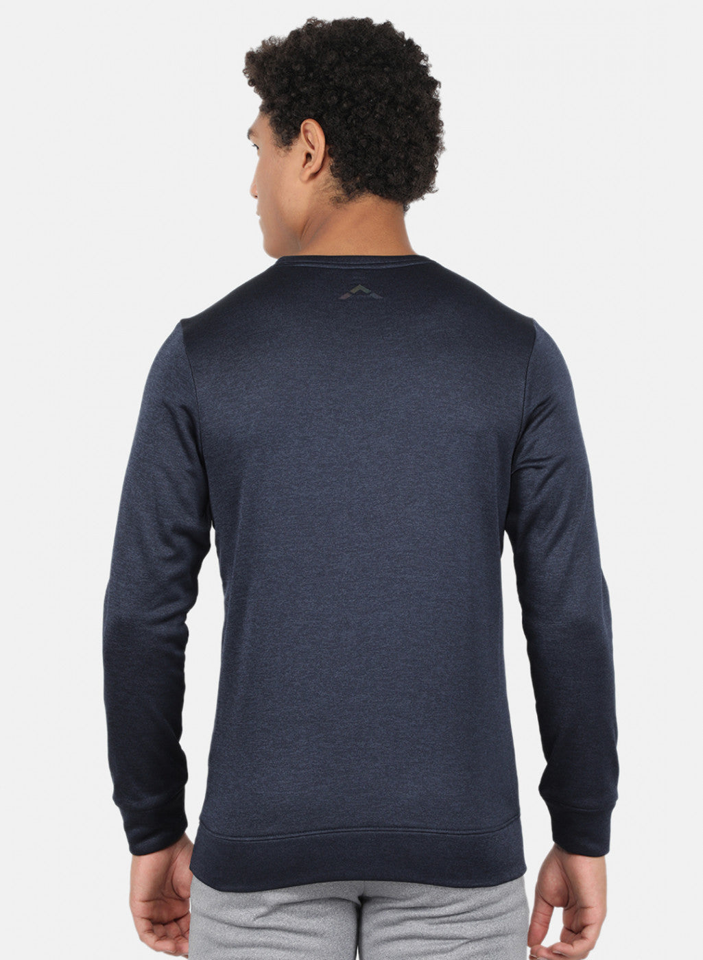 Rock.it Men Navy Blue Printed Sweatshirt