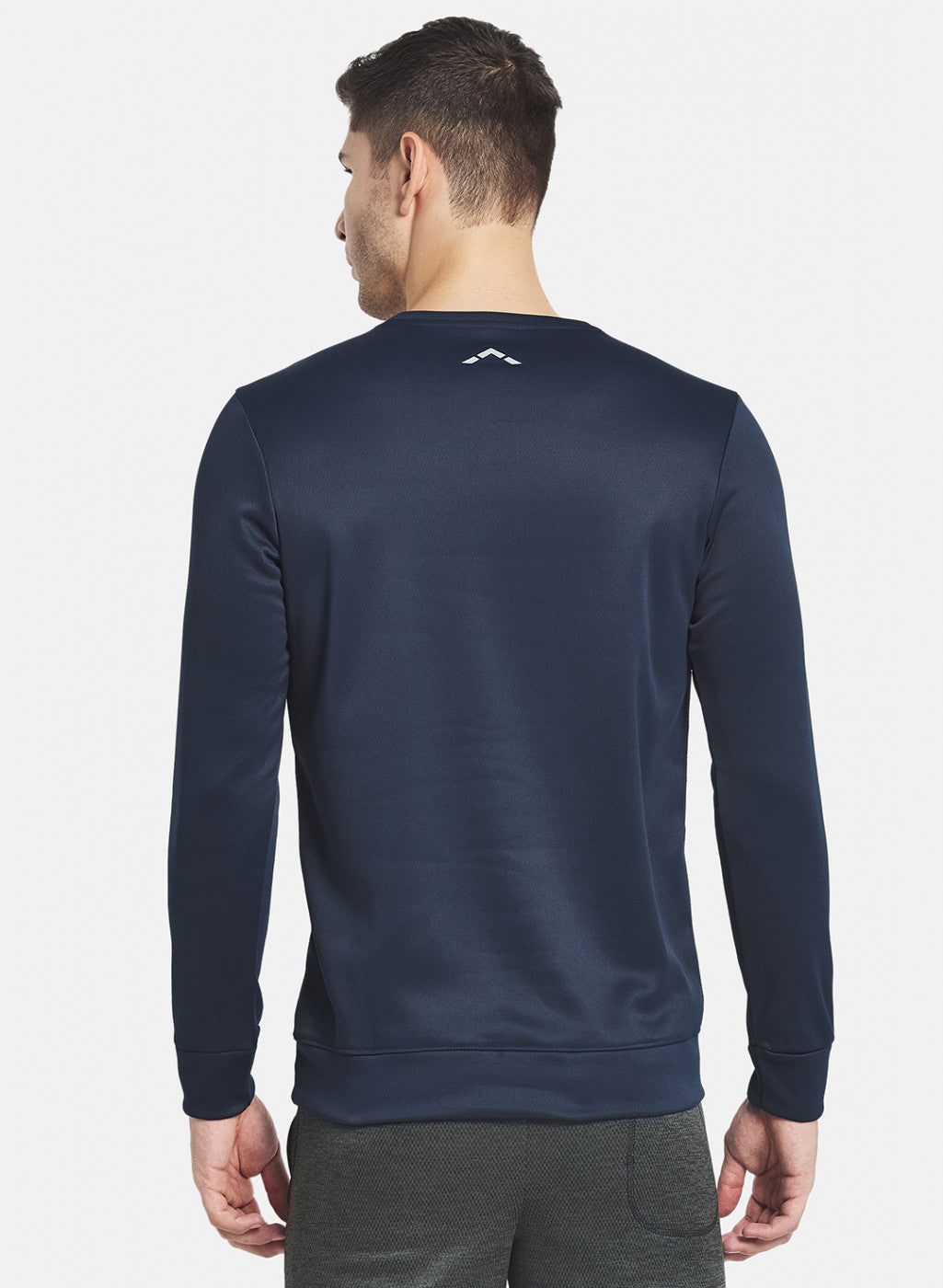 Rock.it Men Navy Blue Printed Sweatshirt