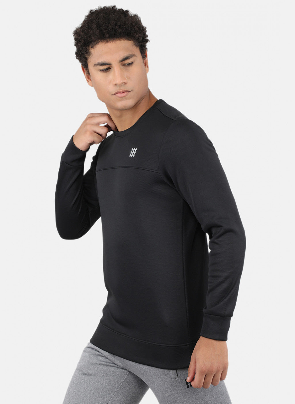 Rock.it Men Black Printed Sweatshirt