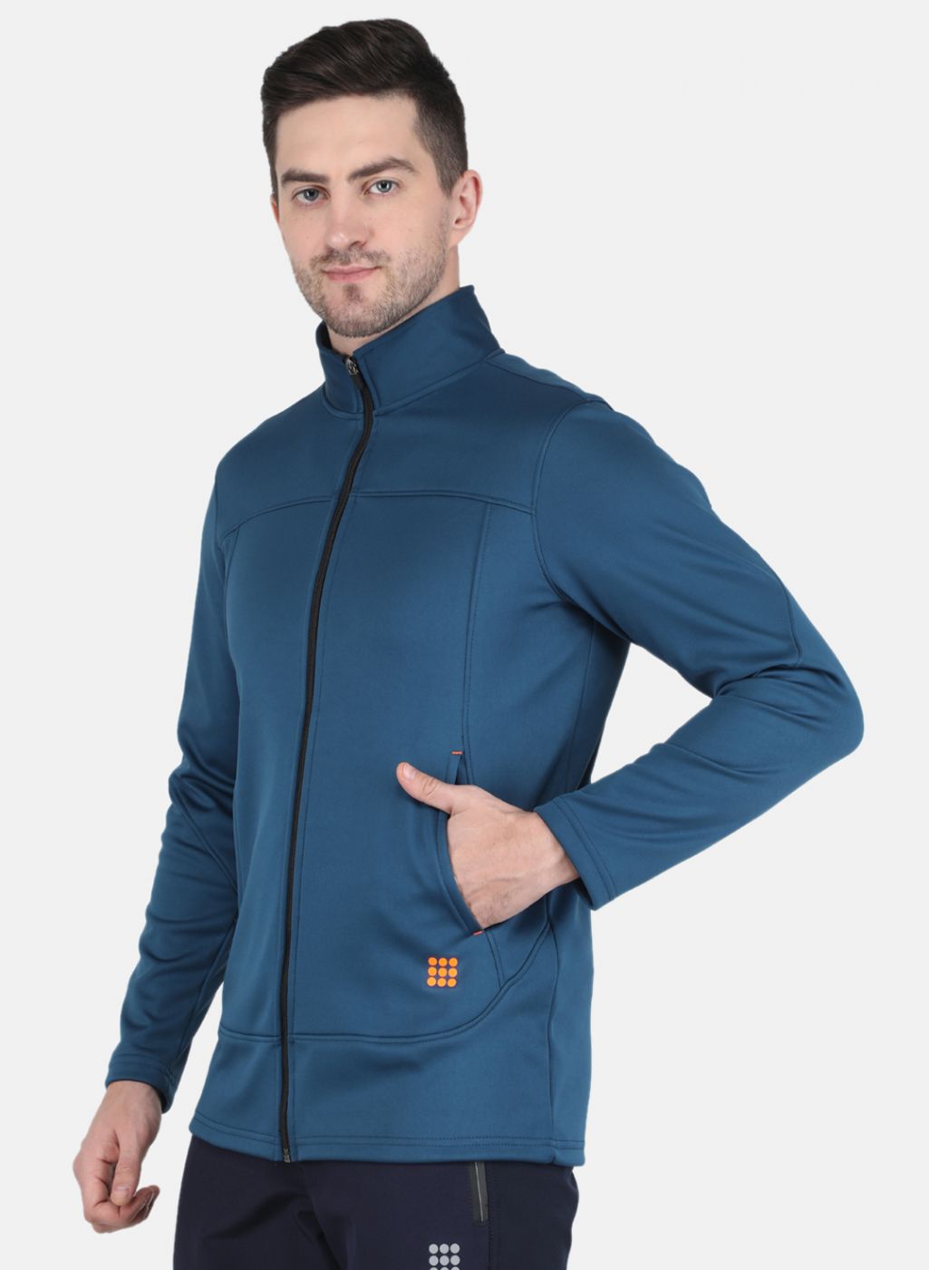 Rock.it Men Blue Solid Sweatshirt