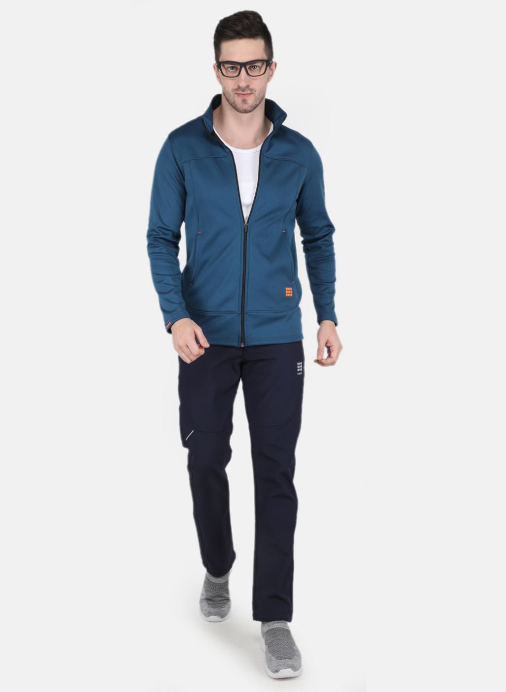 Rock.it Men Blue Solid Sweatshirt