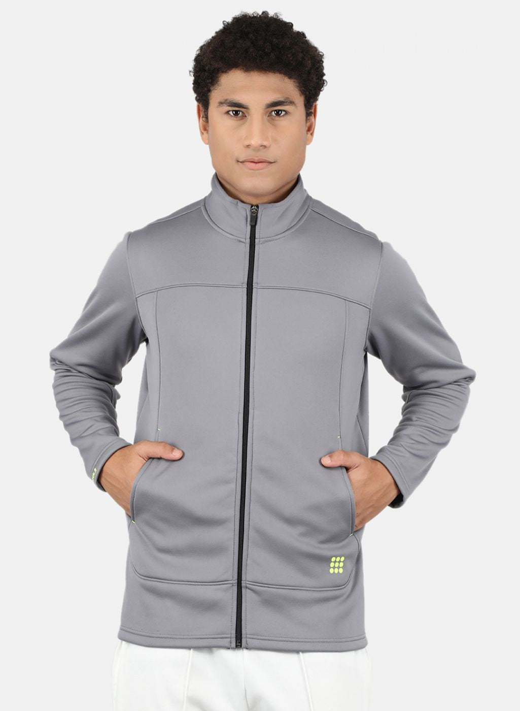 Rock.it Men Grey Solid Sweatshirt