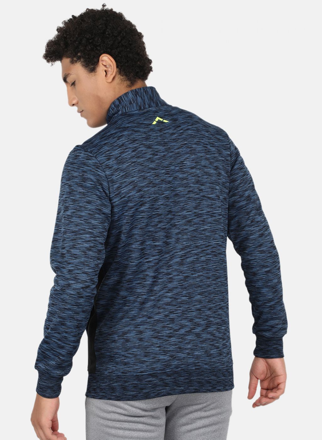 Rock.it Men Navy Blue Printed Sweatshirt